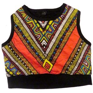 Afro Print Tank Top
